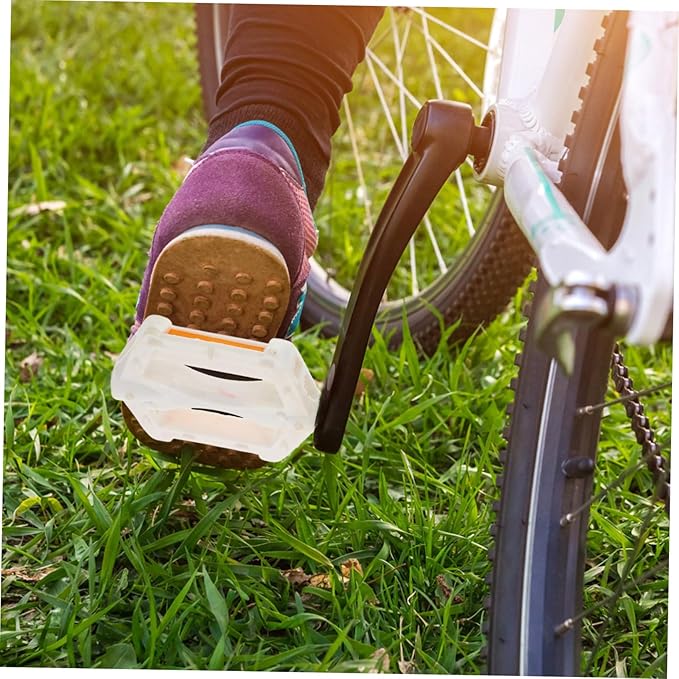 Road Bike Foot Pegs Pair of Anti-Slip Folding Foot Pegs Sturdy Plastic Quick Setup for Mountain and Road