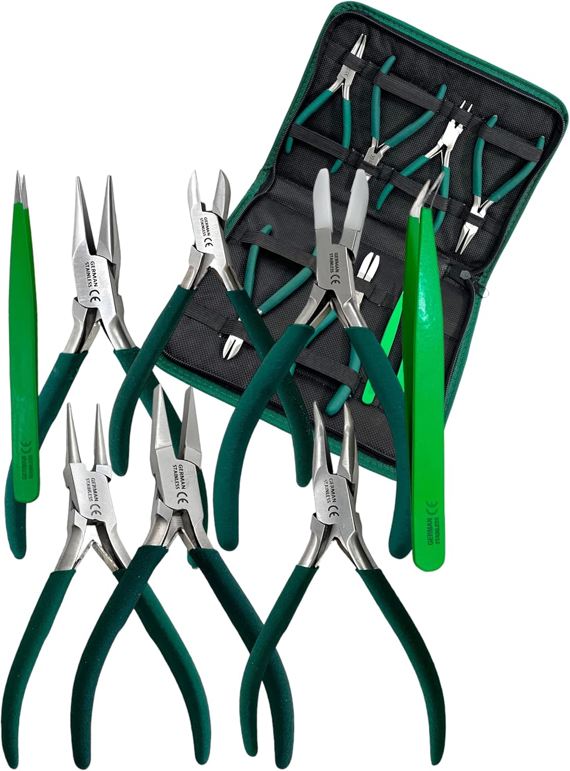 NEW PREMIUM GRADE SET OF 6 EACH OPTICIAN ! OPTICAL PLIERS,EYEGLASSES TOOL SET (SET OF 6 EACH)