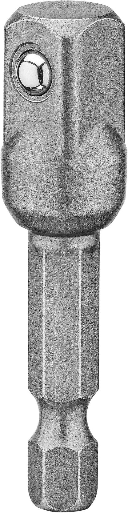 DEWALT DW2542 14-Inch Hex Drive to 38-Inch Socket Adapter , Silver