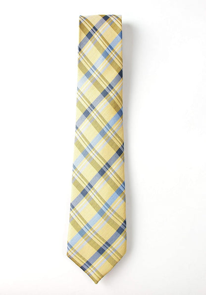 Men's Tartan Plaid Woven Necktie