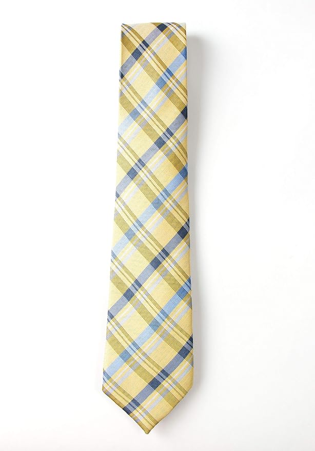 Men's Tartan Plaid Woven Necktie