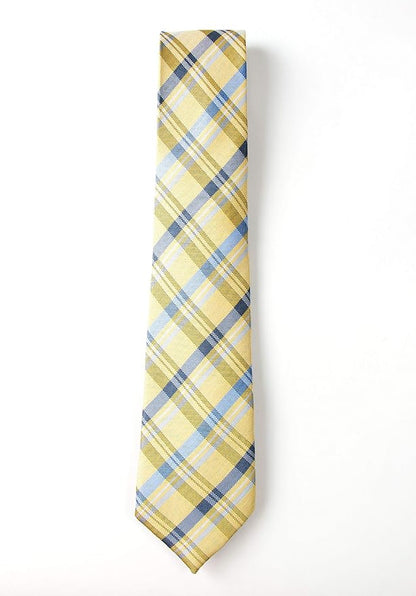 Men's Tartan Plaid Woven Necktie