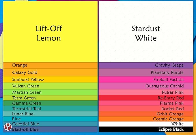 Neenah Paper 21021 Color Cardstock, 65lb, 8 12 x 11, Lift-Off Lemon, 250 Sheets