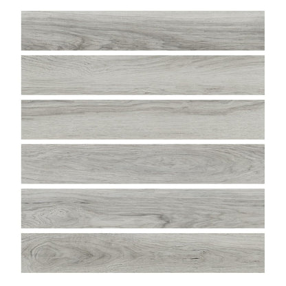 Mysflosy Peel & Stick Floor Tile, 36-Pack 54 Sq.Ft Waterproof Luxury Vinyl Flooring Self-Adhesive, Wood-Look Vinyl Planks for DIY Installation