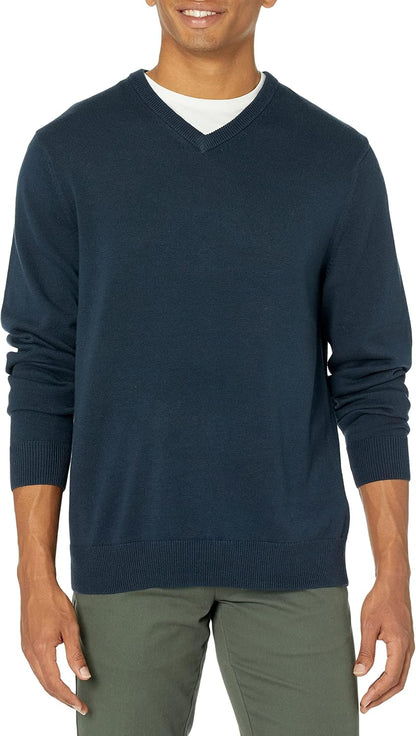 Men's V-Neck Pullover Sweater (Available in Big & Tall) 1 sustainability feature 50+ bought in past month