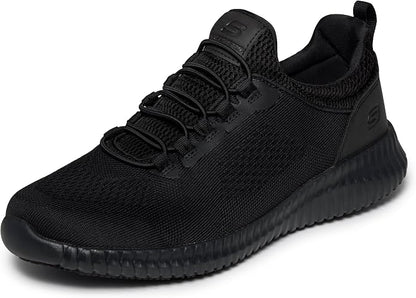 These Skechers slip-on shoes have a breathable mesh upper, bungee lacing, and a slip-resistant sole - perfect for all-day comfort on your feet.