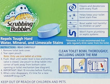 Scrubbing Bubbles Vanish Bowl Cleaner Drop In's, 1.7 oz (Pack of 2)