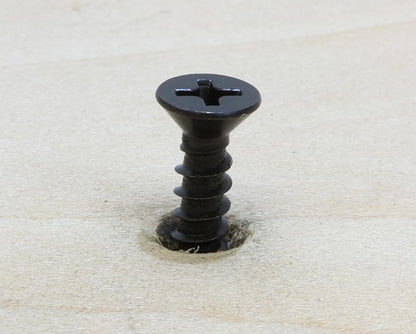 Bolt Dropper 8 X 1'' Black Oxide Coated Stainless Flat Head Phillips Wood Screw (50 Pack), 18-8 (304) Stainless Steel Screws by Bolt Dropper