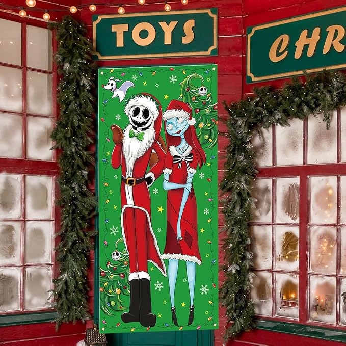 Christmas Decorations Door Cover Banner and Decor for Home Party