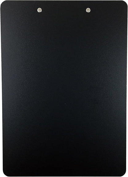 Clipboard Dry Erase Surface 9'' x 12.5'' Letter Size Low Profile Clip Whiteboard (Pack of 6)