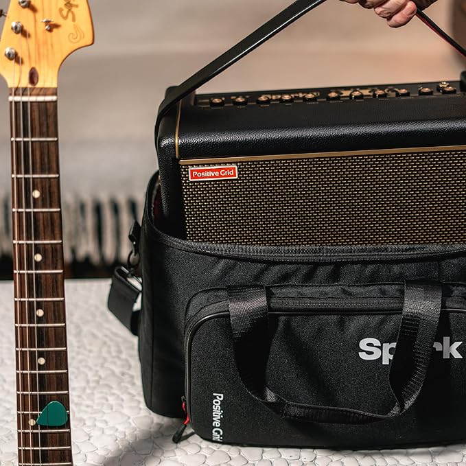 Positive Grid Spark Official Carry Traveler Bag (Black & Red)