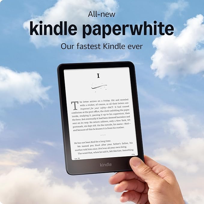 All-new  Kindle Paperwhite (16 GB) Ai Our fastest Kindle ever, with new 7" glare-free display and weeks of battery life Ai Black
