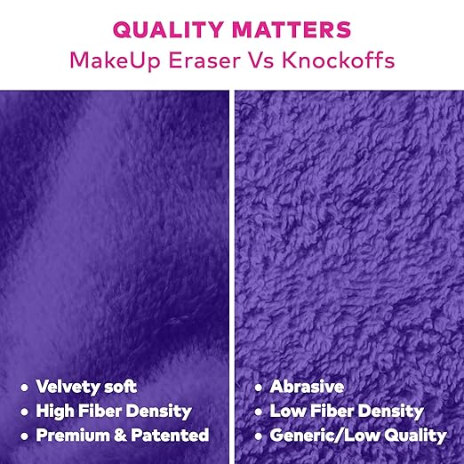 The Original MakeUp Eraser PRO, Effortlessly Remove All Makeup Using Only Water, Including Waterproof Mascara, Eyeliner, Foundation, Lipstick, Sunscreen
