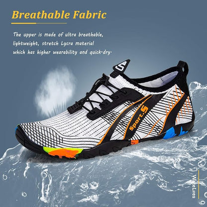 WateLves Water Shoes Mens Womens Beach Swim Shoes Quick-Dry Aqua Socks Pool Shoes for Surf Yoga Water Aerobics https://a.co/d/08w9KPbA