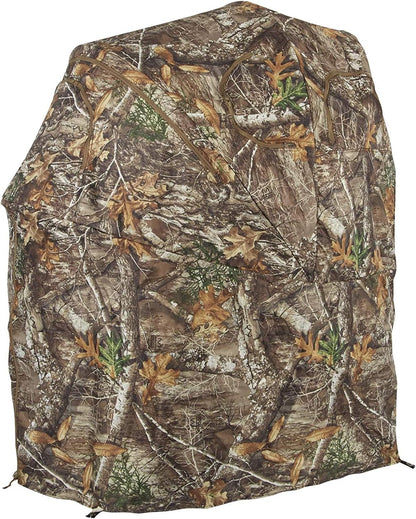 Ameristep Hunting Lightweight Portable Ultra-Compact Easy-Setup 1-Person Tent Chair Ground Blind, Mossy Oak Break-Up Country