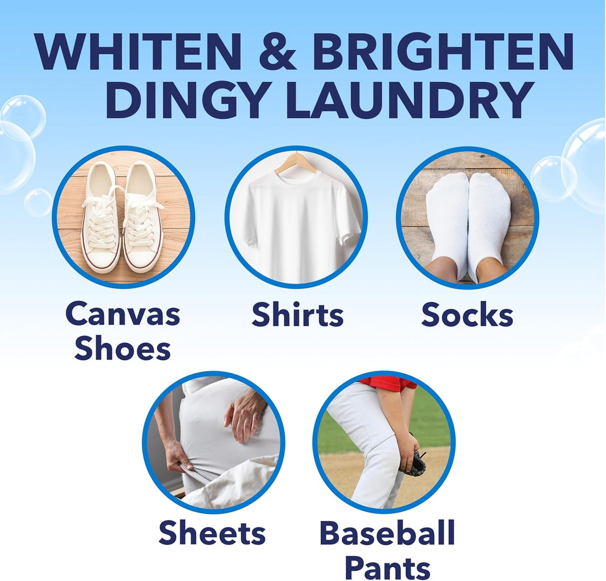 OxiClean White Revive Laundry Whitener and Stain Remover Powder, Alternative to Bleach for Laundry