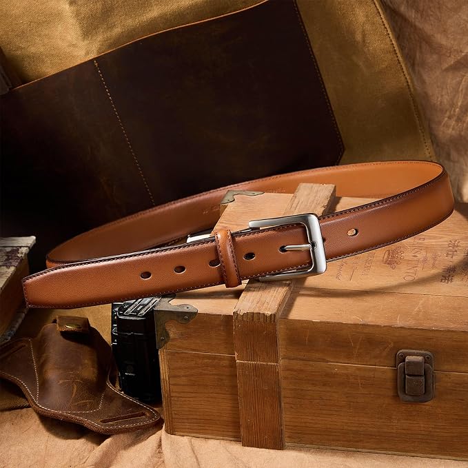 This handmade leather belt from VATAN is a great everyday accessory that pairs well with jeans, suits, and formal wear. Check it out on now! https://a.co/d/07bcYelg