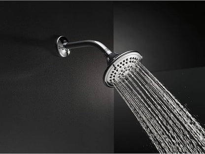 Delta Faucet 5-Setting Raincan Shower Head, Oil Rubbed Bronze Rain Shower Head, Round Shower Head, Delta High Pressure Shower Head, Water Saver Shower Head 1.75 GPM, Venetian Bronze RP78575RB