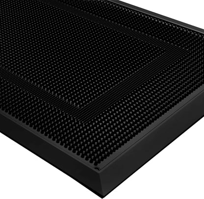 BEHERO Front Door Mat Outside Entrance, 36" x 17" Heavy Duty Rubber Outdoor Mats Enlarged for Entryway, Welcome Matt Outdoor, Dirt Trapping Waterproof