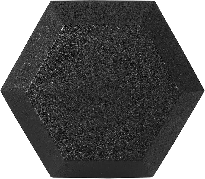 Premium Rubber Encased Hex Dumbbell, 15LB Pair
