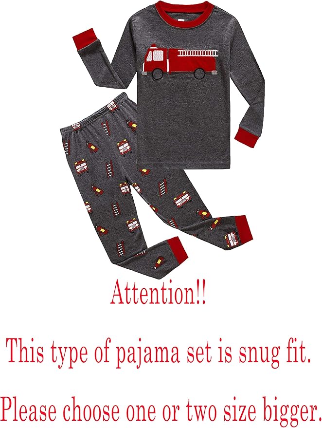 Family Feeling Little Big Boy Pajamas Sets 100 Cotton Pjs Kids Jammies