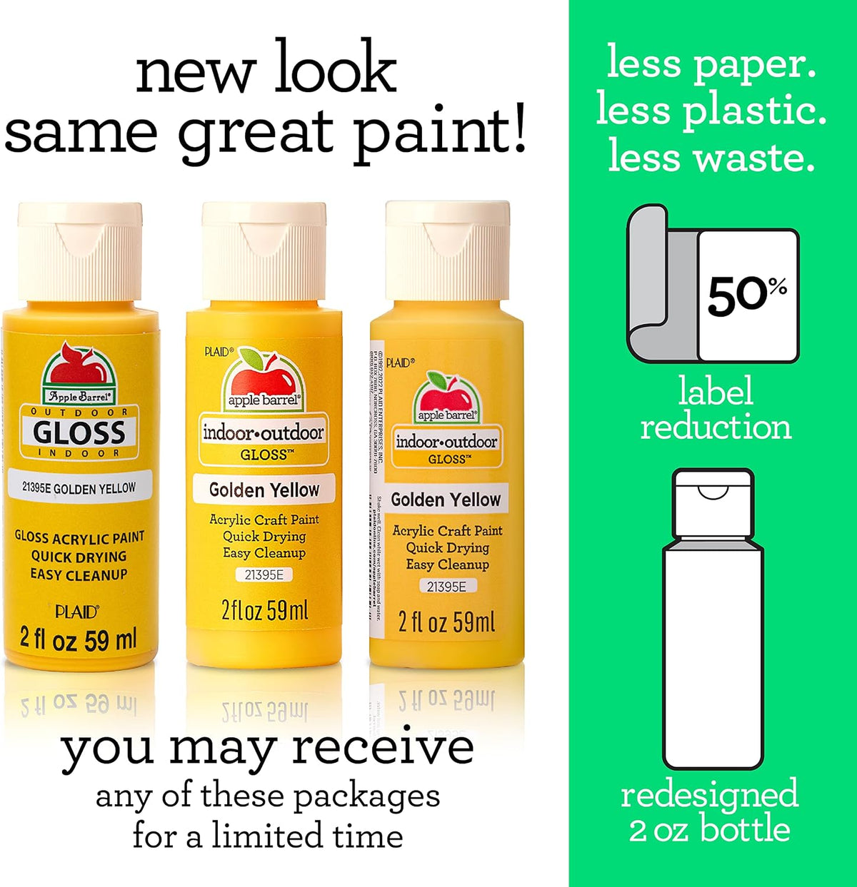Apple Barrel Gloss Acrylic Paint in Assorted Colors (2-Ounce), 20364 Light Blue