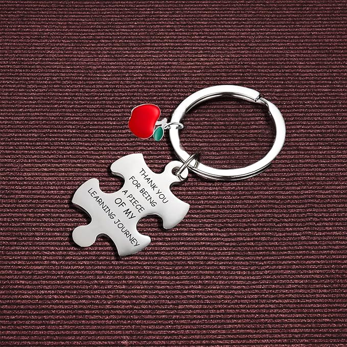 Teacher Keychain Teacher Gifts from Students Thank You Gift for Teacher Teacher Keyring for Women