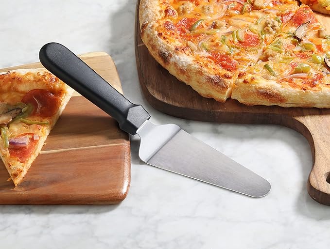 New Star Foodservice 36107 Plastic Handle Pie Server, 10-Inch, Black