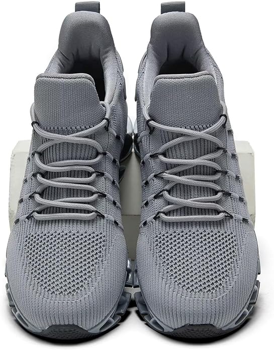 Mens Running Shoes Mesh Breathable Trail Runners Fashion Sport Blade Walking Tennis Sneakers