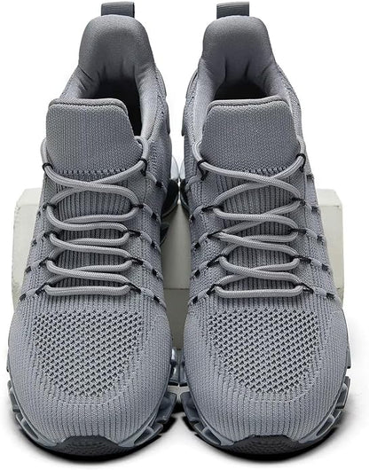 Mens Running Shoes Mesh Breathable Trail Runners Fashion Sport Blade Walking Tennis Sneakers