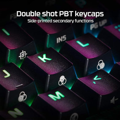 HyperX Alloy Origins 60 - Mechanical Gaming Keyboard, Ultra Compact 60 Form Factor, Double Shot PBT Keycaps, RGB LED Backlit, NGENUITY Software Compatible - Linear Red Switch (Renewed)
