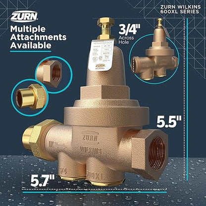 Zurn Wilkins 34-600XL 34" 600XLPressure Reducing Valve