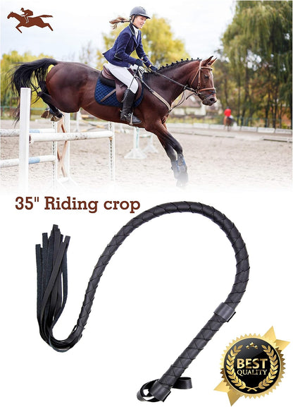 Riding Horse Whip Equestrian Gear Costume Accessories Horse Whip 33 inch