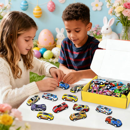 Vileafy 41 Mini Race Cars for Classroom Prizes, Party Favors for Kids 4-8 Years Old, Bulk Small Pull Back Car Toys for Treasure Box, Mini Toys Cars for Boys and Girls Goodie Bag Stuffers for Kids