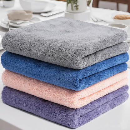 3 Pack Adult Bibs, Microfiber Super Soft Eating Cloth for Adults, Disabled, Adjustable, Dining Clothing Protector