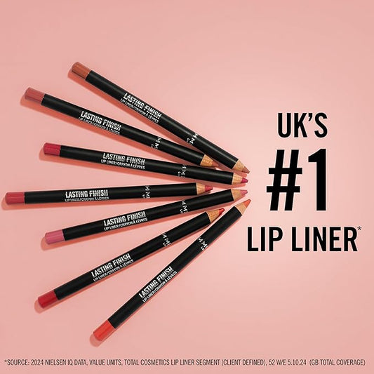 Rimmel Lasting Finish 8HR Soft Lip Liner Pencil - Vibrant, Blendable Formula to Lock Lipstick in Place for 8 Hours - 790 Brownie Pie, .04oz