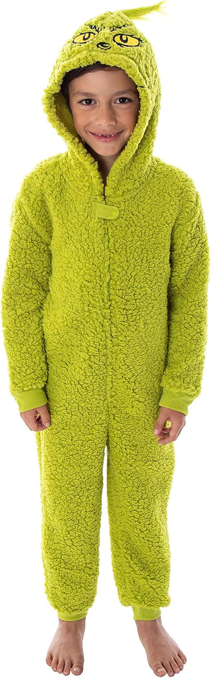 GRINCH Who Stole Christmas Matching Family Pajama Union Suit - Adult, Child, Toddler, Pets