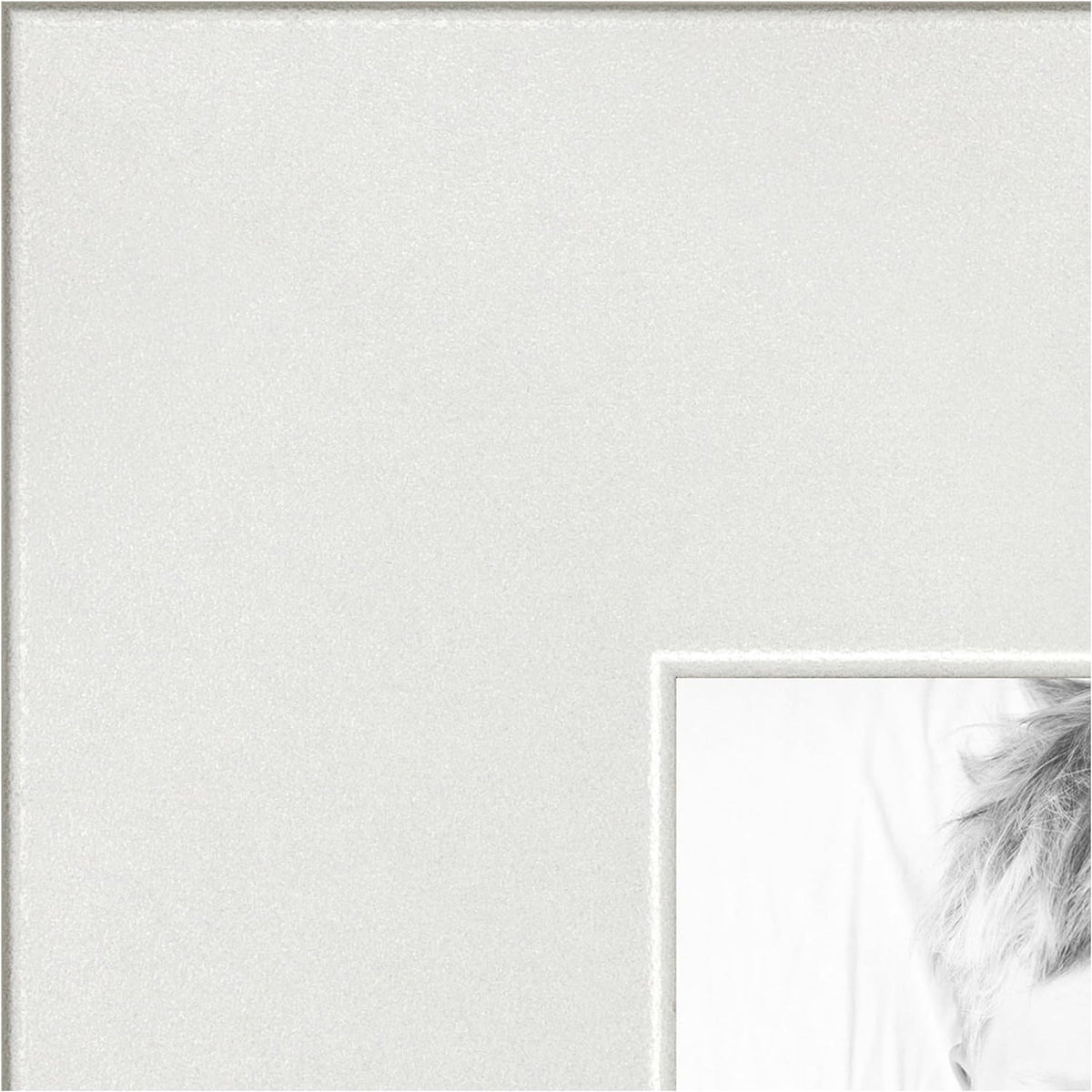 ArtToFrames 12x34 Inch White Picture Frame, This 1.25 Inch Custom Poster Frame is Soft White - Comes with Economy Acrylic and Corrugated Backing (2WOM5179-12x34)