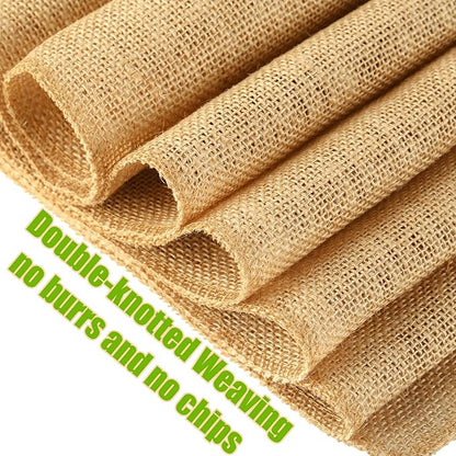 Burlap Table Runners 30x275cmNatural Rustic Decor for Weddings, Parties  Home TableclothPremium Jute Fabric RollsEco-Friendly Hessian Linens DIY Crafts