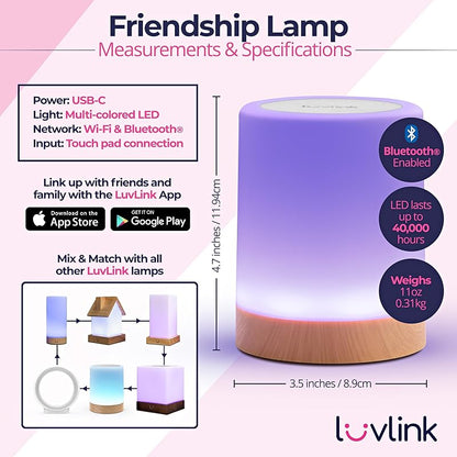 Friendship Lamps by LuvLink New  Improved long-distance WiFi Friendship Lamp (Single)