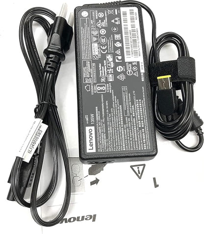 New Genuine Laptop Charger 135W 20V 6.75A Slim Tip ADL135NDC3A (888015027) AC Adapter Power Supply,Black 3 Prong Power Cord forLenovo G510 G5005 Y50-70 Y50P-70 Y520-15 Y700-14 Y700-17 Y70-70 ideapad