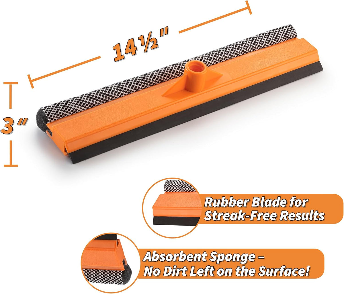 Extend-A-Reach 15 in Car Window Squeegee Attachment