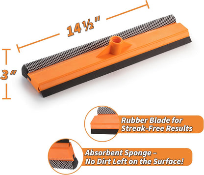 Extend-A-Reach 15 in Car Window Squeegee Attachment
