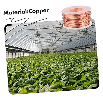 Electroculture Copper Wire for Gardening 18 Gauge 131ft40m Lightweight Easy to Handle DIY Craft Copper Wire