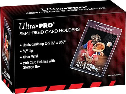 Ultra Pro Semi-Rigid 12" Lip Sleeves, Plastic, 200ct