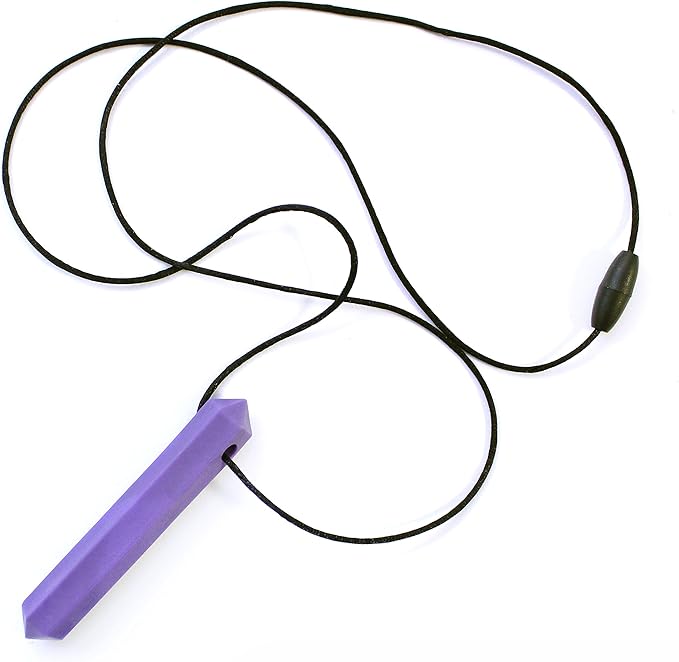 ARK's Krypto-Bite XXT Chewable Gem Necklace Chew Jewelry (Extra Extra Tough, Lavender)