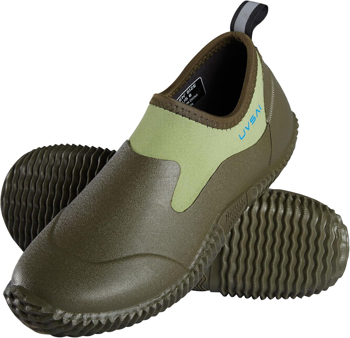 Men’s Waterproof Garden Shoes Rain Boots Slip-On Footwear for Gardening Farming Camping Lawn Care Yard Work