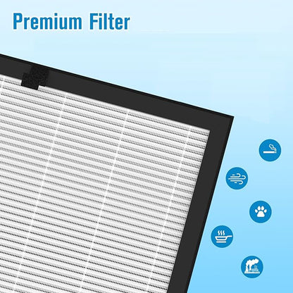 2 Pack 400 Replacement Filter For Puro 400 air purifier, For 400 Puro Air Filter