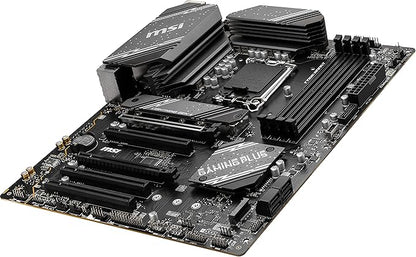 MSI B760 Gaming Plus WiFi Gaming Motherboard (Supports 12th/13th/14th Gen Intel Processors, LGA 1700, DDR5, PCIe 4.0, M.2, 2.5Gbps LAN, USB 3.2 Gen2, HDMI/DP, Wi-Fi 6E, Bluetooth 5.3, ATX)