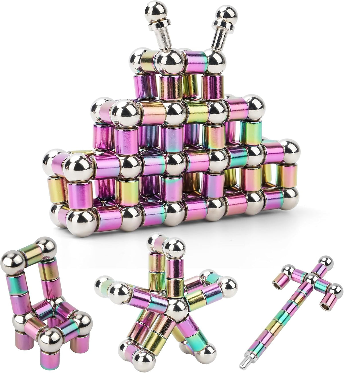 Fidget Pen, Magnetic Pen, Trendy Stress-Relief Toy for Teenagers, Work Decompression Gadgets?Teenager's Birthday Gift Ideas?Gifts Suitable for Boys and Girls. (Colorful)